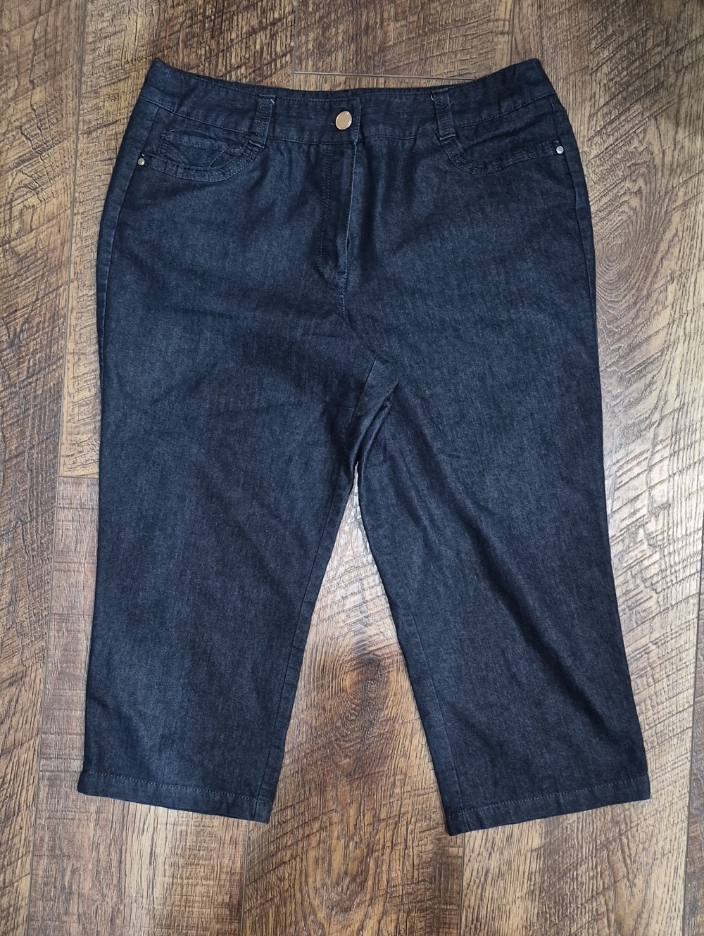 Zac And Rachel Dark Denim Capri Pants Size 10 Soft And Stretchy